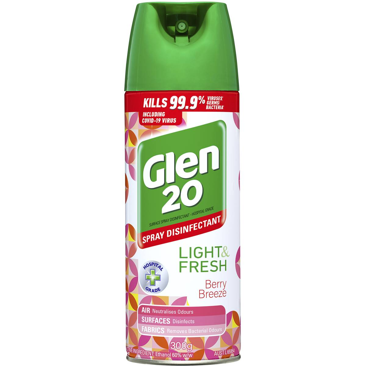 Glen 20 Disinfectant Surface Spray 300g Berry Breeze
